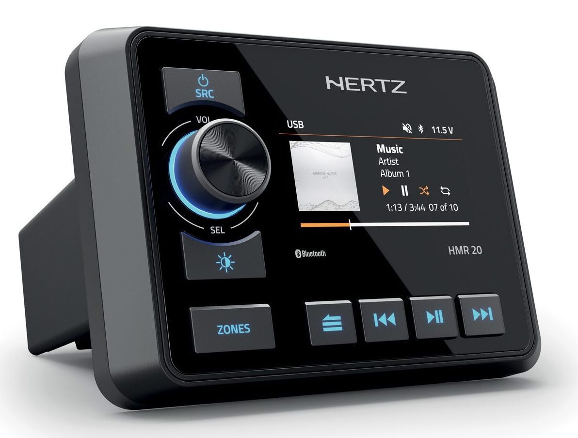 Hertz HMR 20 Estéreo Marino con Pantalla de 3 Pulgadas