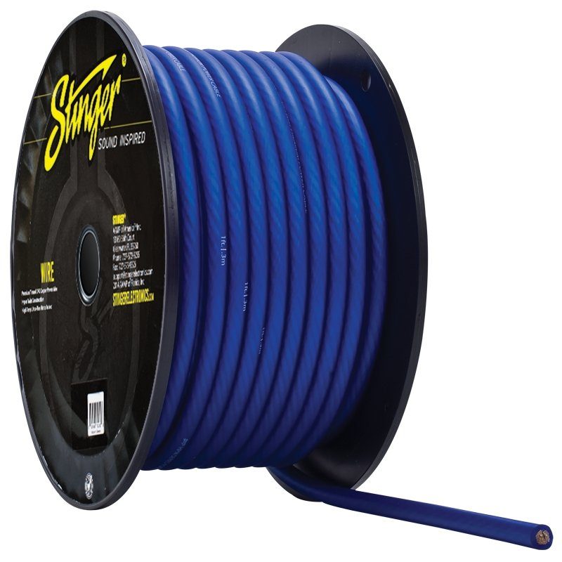 Rollo de Cable de Corriente/ Alimentacion Calibre 4 100 Pies STINGER